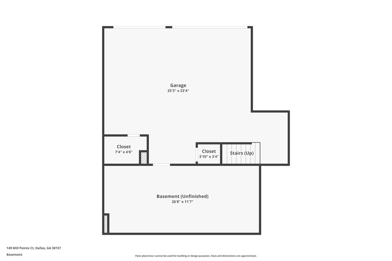 2,980/Mo, 149 Mill Pointe Ct Dallas, GA 30157 Floor Plan View