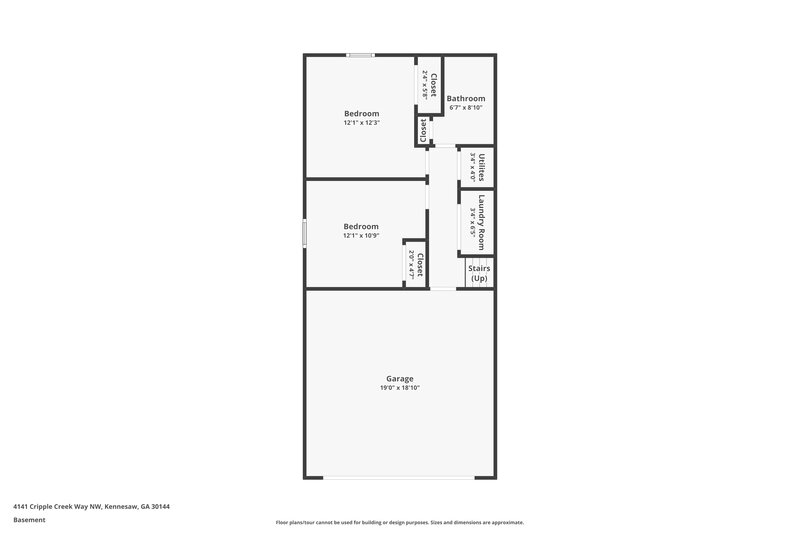 2,250/Mo, 4141 Cripple Creek Way NW Kennesaw, GA 30144 Floor Plan View 3