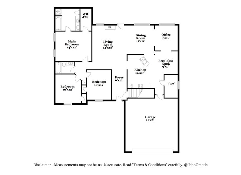 1,860/Mo, 80 Harvard Dr Covington, GA 30016 Floor Plan View