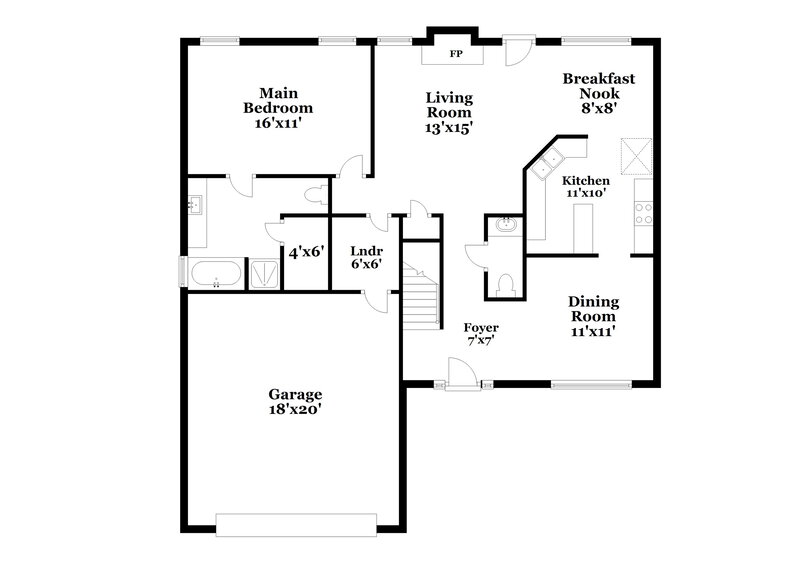 2,215/Mo, 406 Summer Hill Cir Stockbridge, GA 30281 Floor Plan View