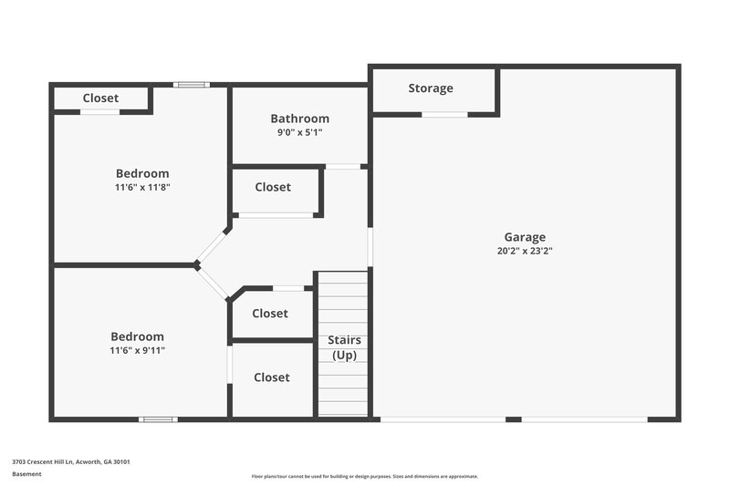 2,155/Mo, 3703 Crescent Hill Ln Acworth, GA 30101 Floor Plan View