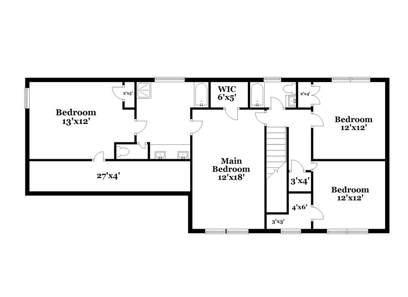 2,345/Mo, 590 River Overlook Dr Lawrenceville, GA 30043 Floor Plan View 2