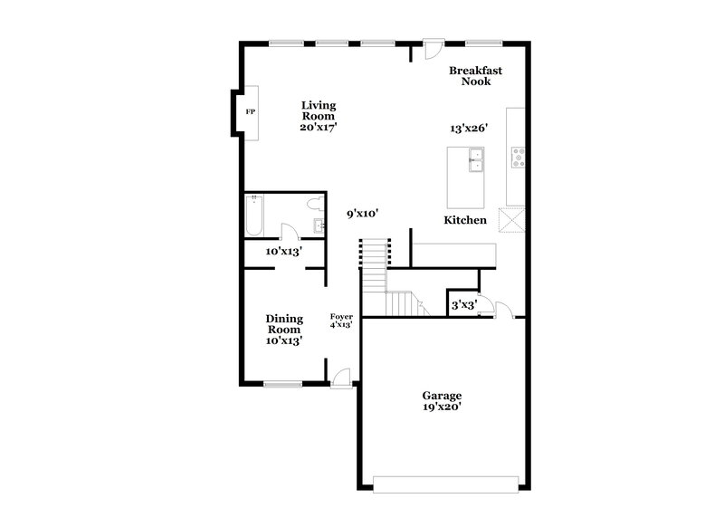 2,430/Mo, 376 Ivy Chase Loop Dallas, GA 30157 Floor Plan View