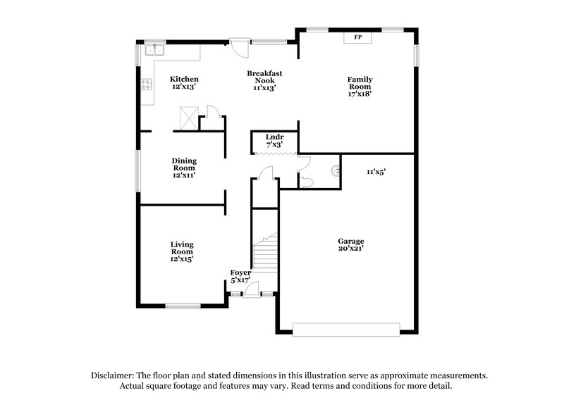 2,340/Mo, 5011 Upper Elm St Atlanta, GA 30349 Floor Plan View 2