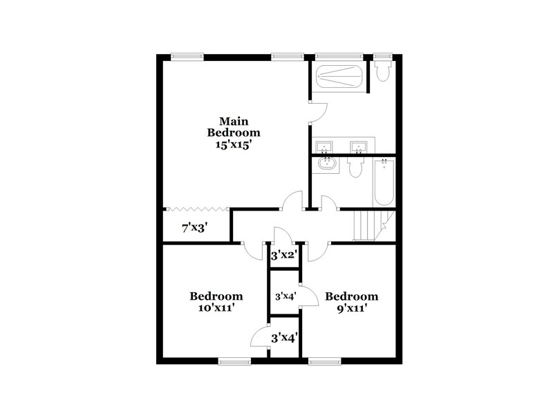 2,340/Mo, 2106 Winsburg Dr Kennesaw, GA 30144 Floor Plan View 2