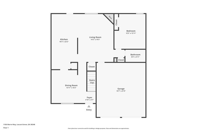 2,385/Mo, 1156 Werre Way Locust Grove, GA 30248 Floor Plan View