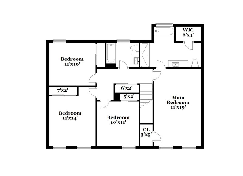 2,230/Mo, 1183 Crestbrook Dr Mableton, GA 30126 Floorplan View 2