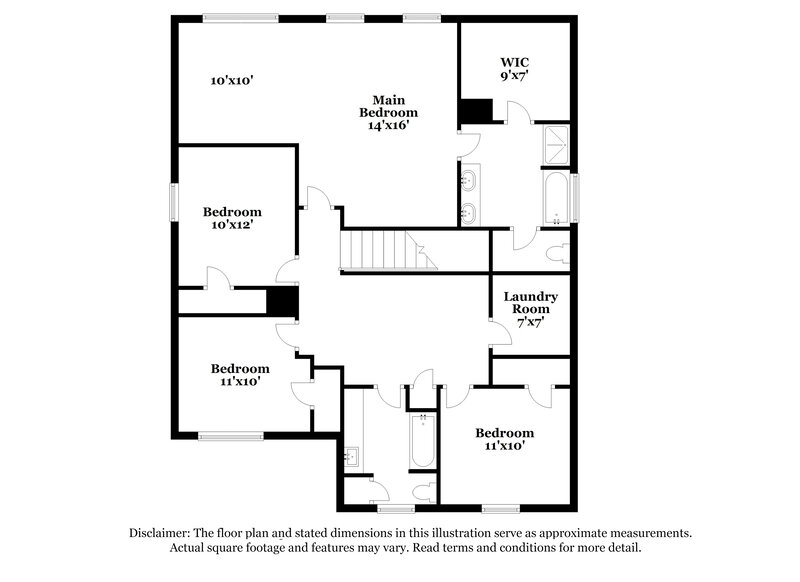 1,925/Mo, 330 Persian Ivy Way Dallas, GA 30132 Floorplan View 2