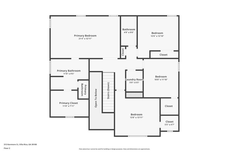 2,245/Mo, 313 Kenmore Ct Villa Rica, GA 30180 Floor Plan View 2