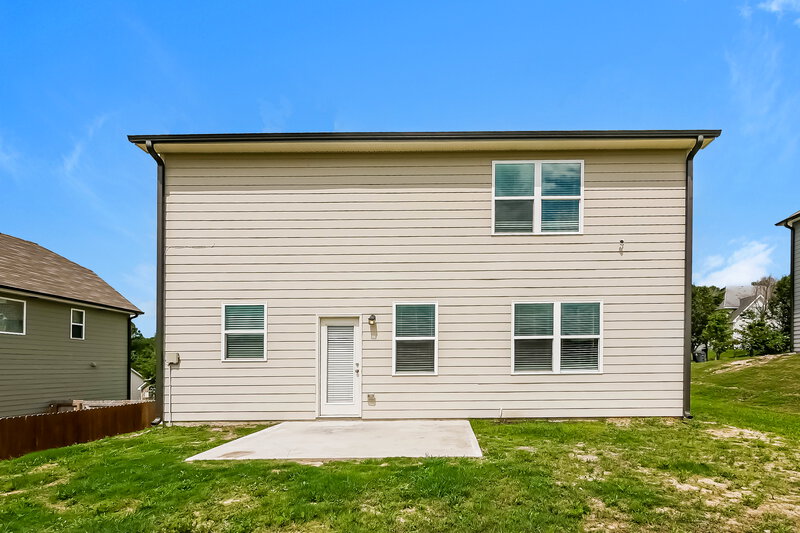 1,875/Mo, 7524 Congregation St Fairburn, GA 30291 Rear View