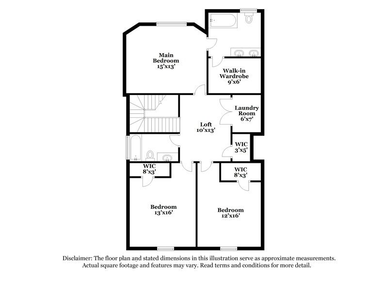 1,850/Mo, 522 Kirkland Dr Locust Grove, GA 30248 Floorplan View 2