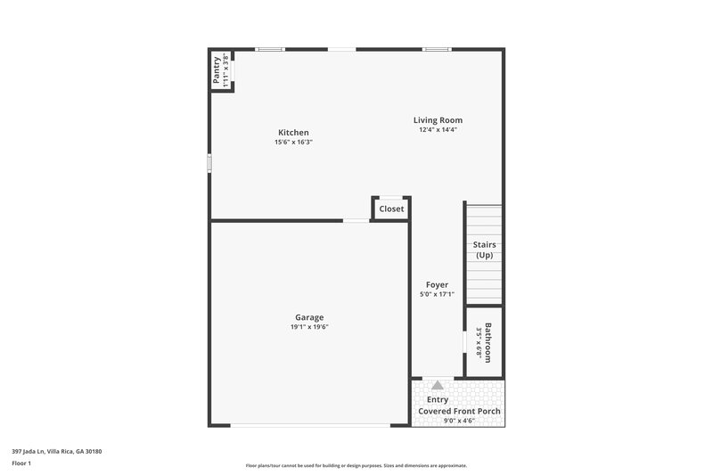 1,770/Mo, 397 Jada Ln Villa Rica, GA 30180 Floor Plan View