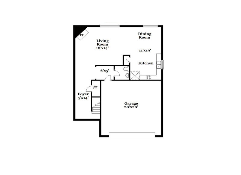 1,860/Mo, 387 Topaz Dr Dallas, GA 30132 Floor Plan View