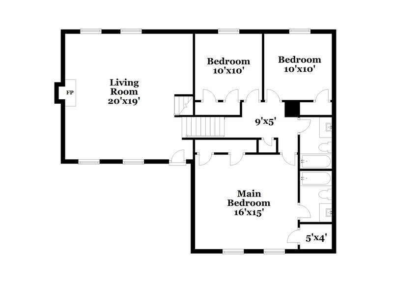 2,040/Mo, 460 Bay Lake Pass Lawrenceville, GA 30046 Floor Plan View