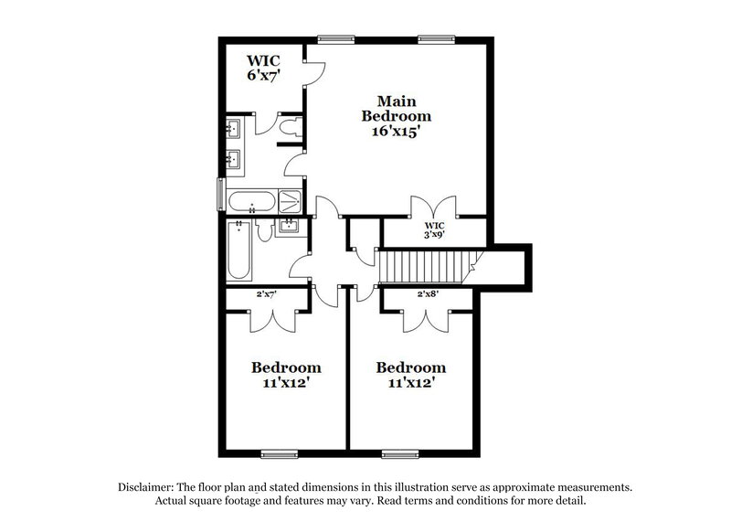 2,000/Mo, 2462 Briar Knoll Rd Lithonia, GA 30058 Floor Plan View 2