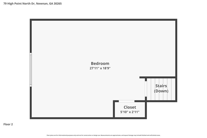 2,190/Mo, 79 High Point North Dr Unit 19 Newnan, GA 30265 Floor Plan View
