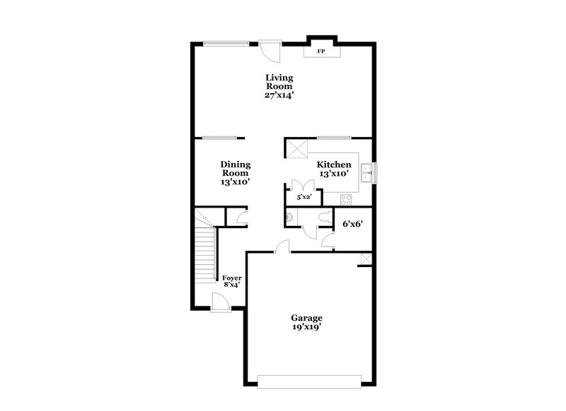 1,895/Mo, 11165 Aliyah Dr Hampton, GA 30228 Floor Plan View