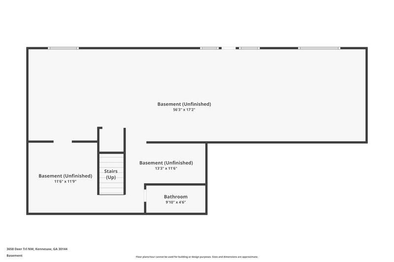 2,605/Mo, 3658 Deer Trail NW Kennesaw, GA 30144 Floor Plan View