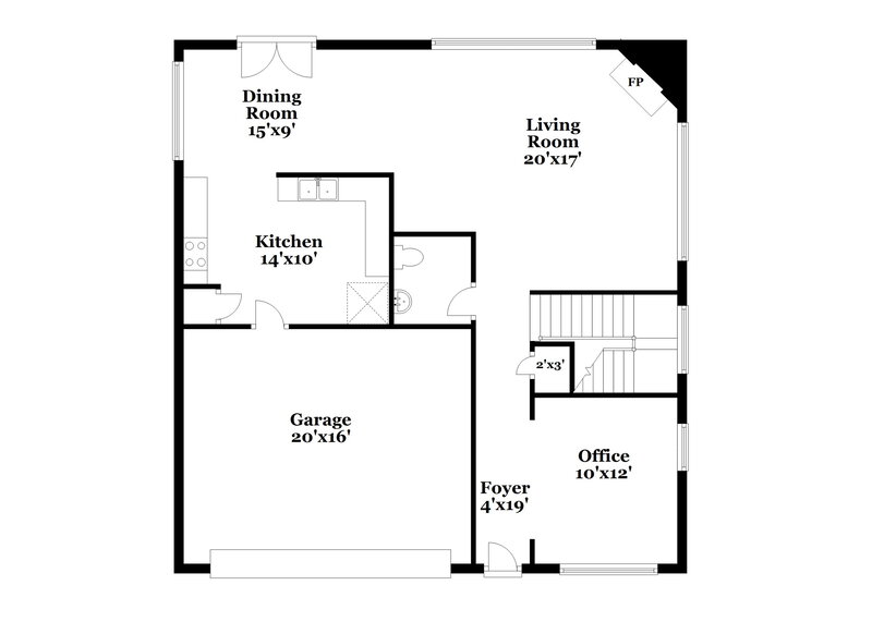 2,365/Mo, 7190 Flagstone Pl Union City, GA 30291 Floorplan View