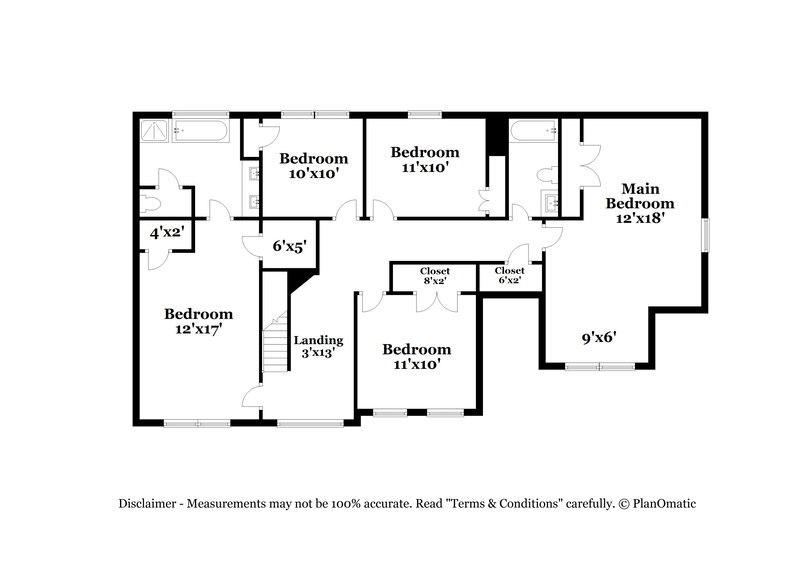 2,365/Mo, 569 Wren Walk Stone Mountain, GA 30087 Floor Plan View 2