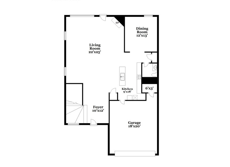 2,270/Mo, 1305 Worcester Trail McDonough, GA 30253 Floor Plan View