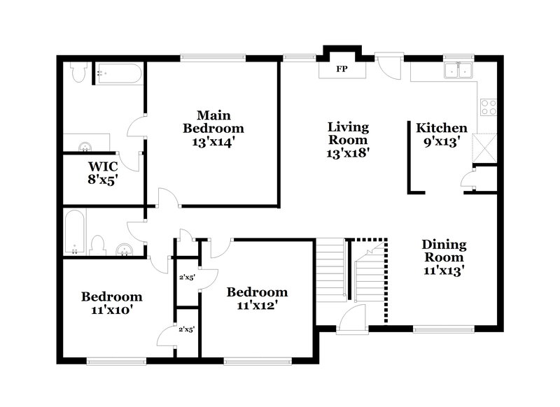 2,065/Mo, 3 Cindy Ct Hampton, GA 30228 Floor Plan View