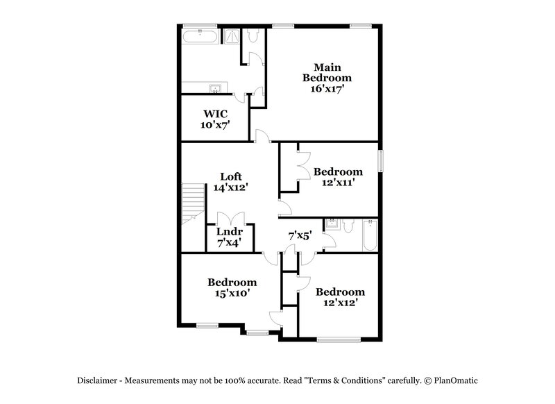 2,035/Mo, 5805 Little River Rd Atlanta, GA 30349 Floor Plan View