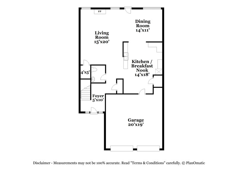 2,035/Mo, 5805 Little River Rd Atlanta, GA 30349 Floor Plan View 2