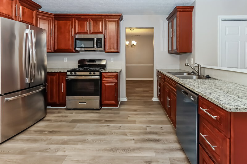 2,395/Mo, 3349 Garden Mill Terrace Ellenwood, GA 30294 Kitchen View 2