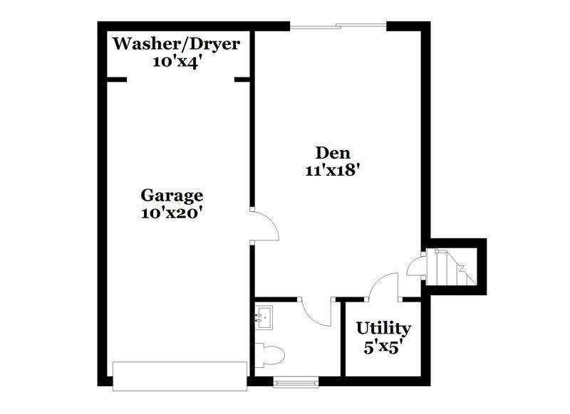 1,845/Mo, 5536 Marbut Forest Way Lithonia, GA 30058 Floor Plan View