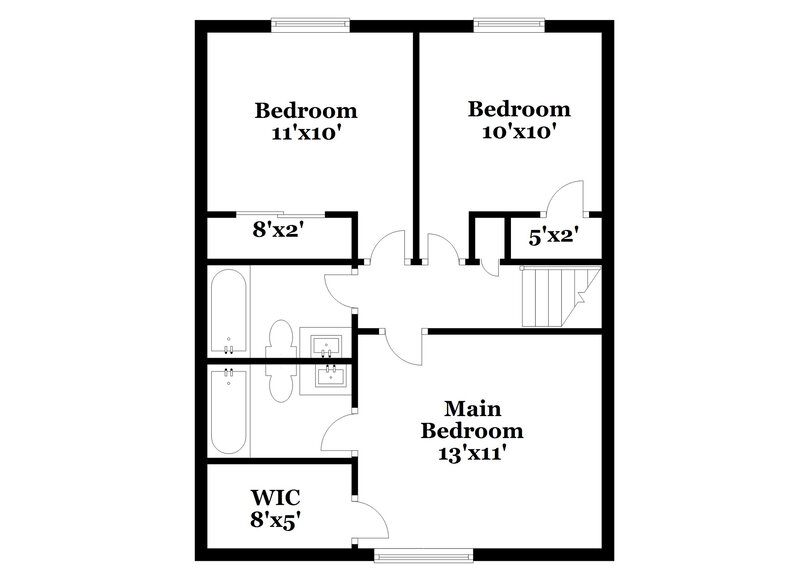 1,845/Mo, 5536 Marbut Forest Way Lithonia, GA 30058 Floor Plan View 3