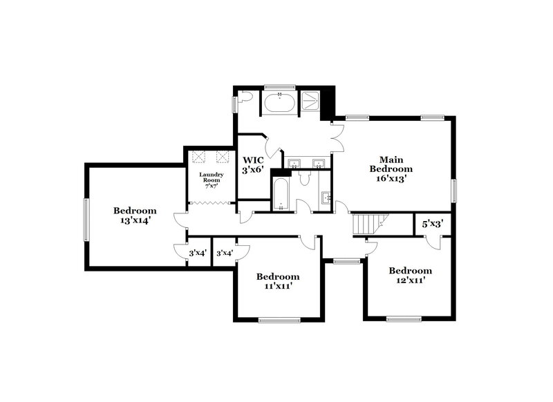 2,830/Mo, 4832 Helga Way NE Woodstock, GA 30188 Floor Plan View