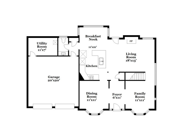 2,830/Mo, 4832 Helga Way NE Woodstock, GA 30188 Floor Plan View 2