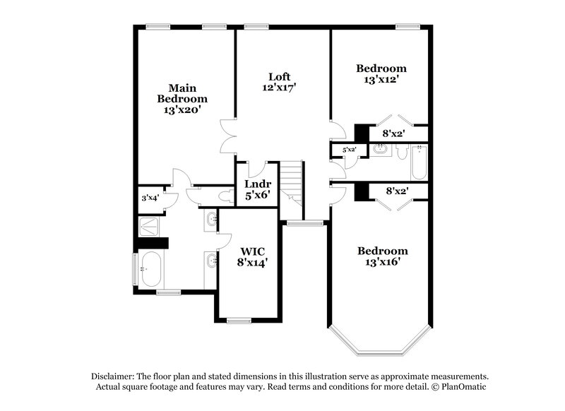 3,940/Mo, 6338 Oakwell Pl Fairburn, GA 30213 Floor Plan View 2