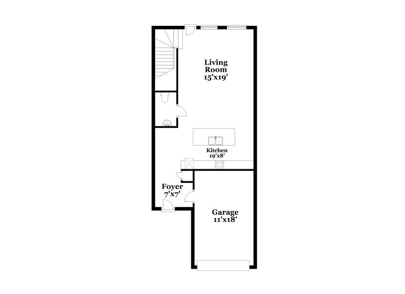 1,820/Mo, 2569 Wood Bend Ln RIverdale, GA 30296 Floor Plan View