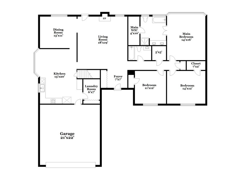 2,310/Mo, 2951 Glynn Creek Ct Snellville, GA 30039 Floor Plan View