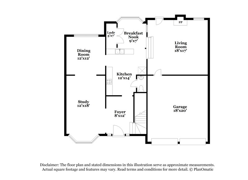 2,210/Mo, 6828 Hill Creek Cove Lithonia, GA 30058 Floor Plan View