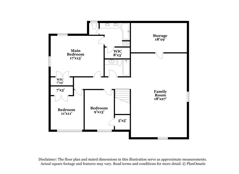 2,210/Mo, 6828 Hill Creek Cove Lithonia, GA 30058 Floor Plan View 2
