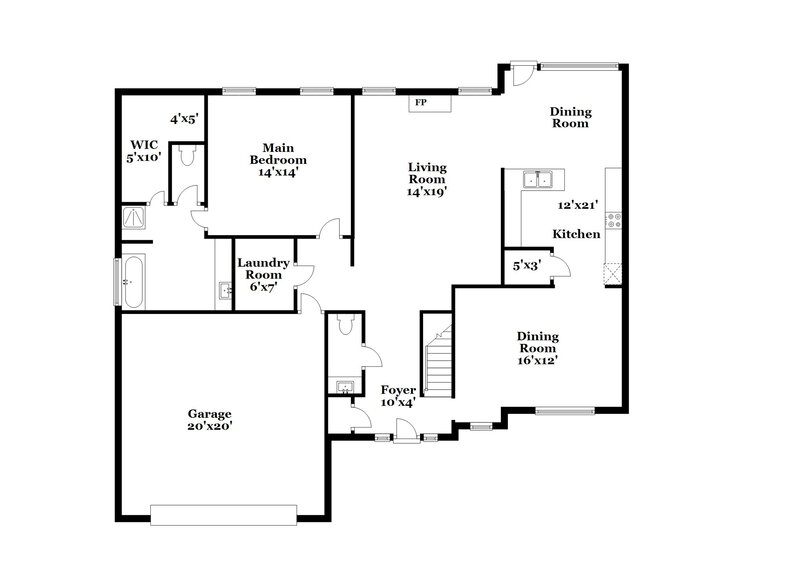 2,315/Mo, 215 Penny Ln McDonough, GA 30253 Floor Plan View 2