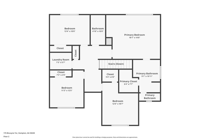 3,360/Mo, 175 Biscayne Terrace Hampton, GA 30228 Floor Plan View 2