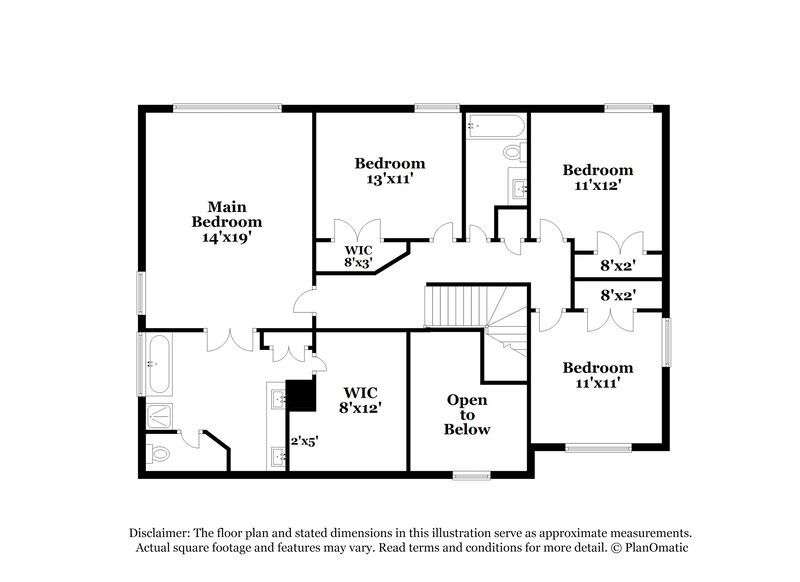 2,275/Mo, 1230 St James Pl Loganville, GA 30052 Floorplan View 2