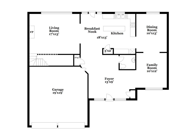 2,740/Mo, 708 Fitzgerald Pl Atlanta, GA 30349 Floor Plan View