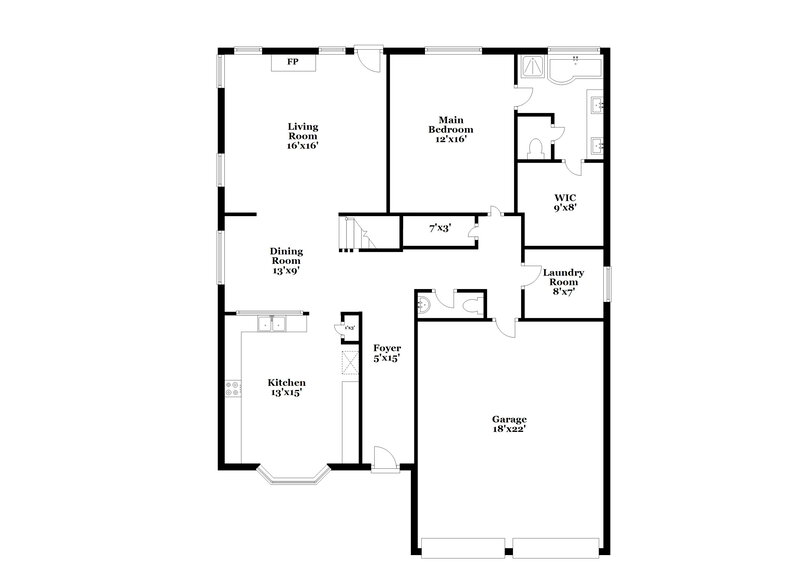 2,100/Mo, 709 Williamsburg Ct Villa Rica, GA 30180 Floor Plan View