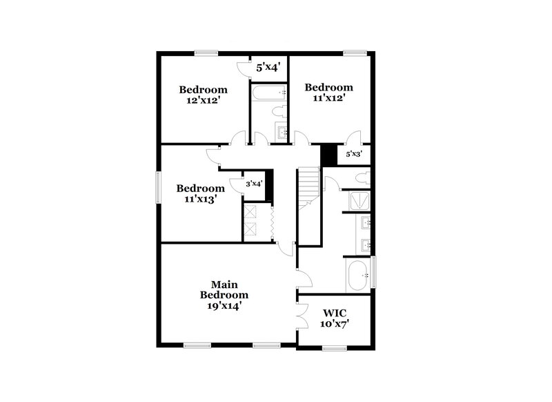 2,110/Mo, 137 Bethany Manor Dr Ball Ground, GA 30107 Floor Plan View 2