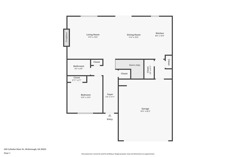 2,330/Mo, 429 Culloden Moor Dr McDonough, GA 30253 Floor Plan View