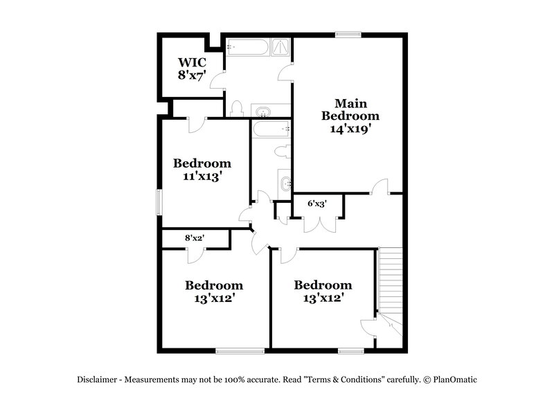1,890/Mo, 424 Vermeer Ct Locust Grove, GA 30248 Floor Plan View 2