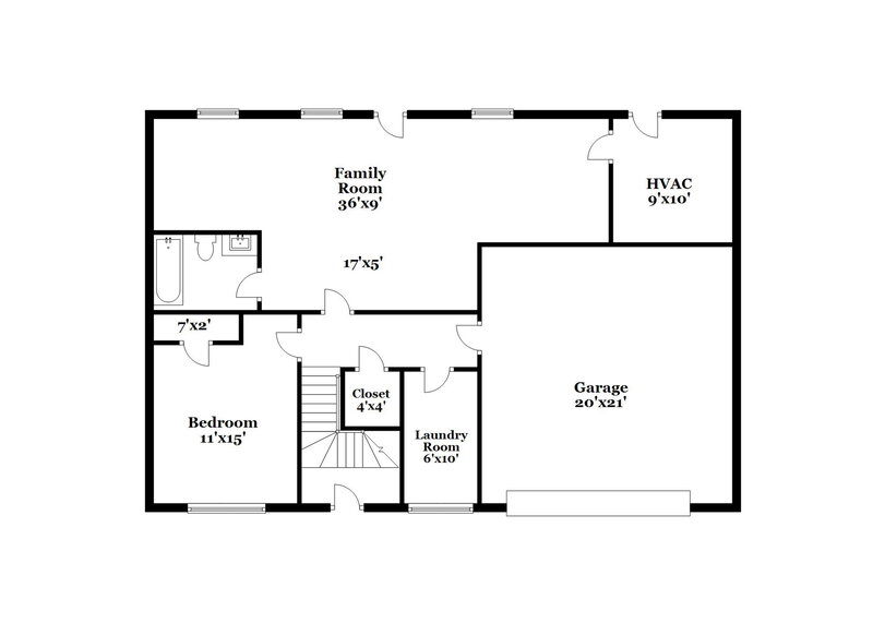 2,090/Mo, 5007 Grist Mill Dr Villa Rica, GA 30180 Floor Plan View 2