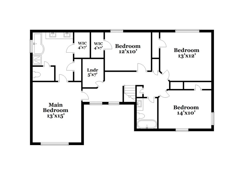 1,970/Mo, 3004 New Haven Ln Villa Rica, GA 30180 Floor Plan View 2
