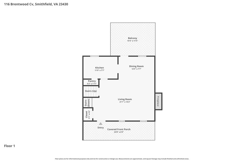 1,875/Mo, 116 Brentwood Ct Dallas, GA 30132 Floor Plan View 2
