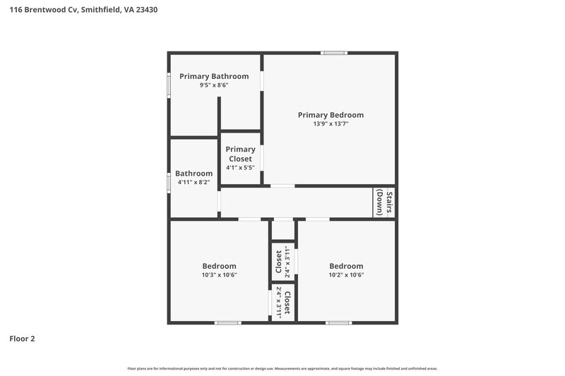 1,875/Mo, 116 Brentwood Ct Dallas, GA 30132 Floor Plan View 3